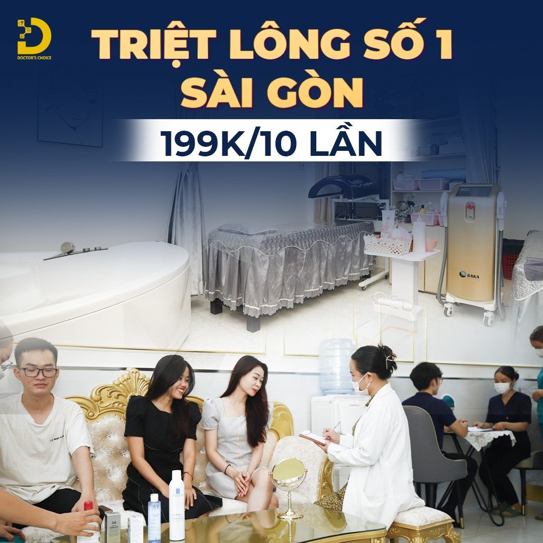 Dịch vụ triệt lông tại Doctor's Choice Clinic được đánh giá cao