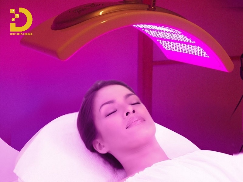 Chiếu ánh sáng trị mụn