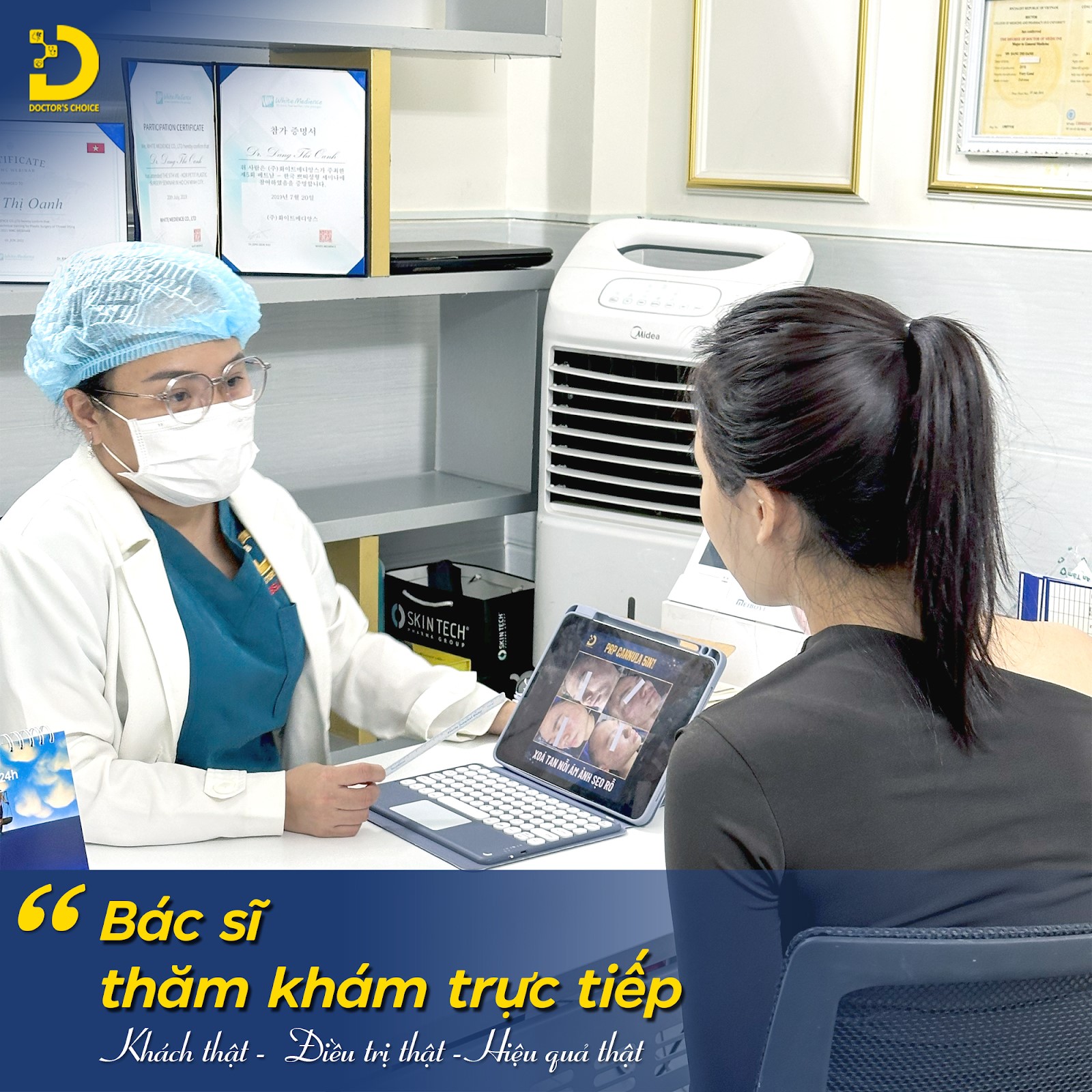 Tại Dr Choice bạn được các bác sĩ chuyên môn cao thăm khám trực tiếp