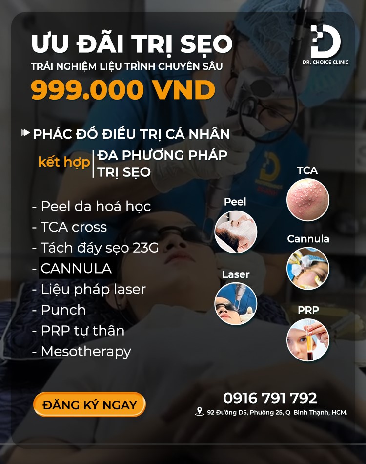 Doctor's Choice Clinic tự hào là một trong những cơ sở hàng đầu tại TP.HCM trong lĩnh vực da liễu, đặc biệt là trị sẹo