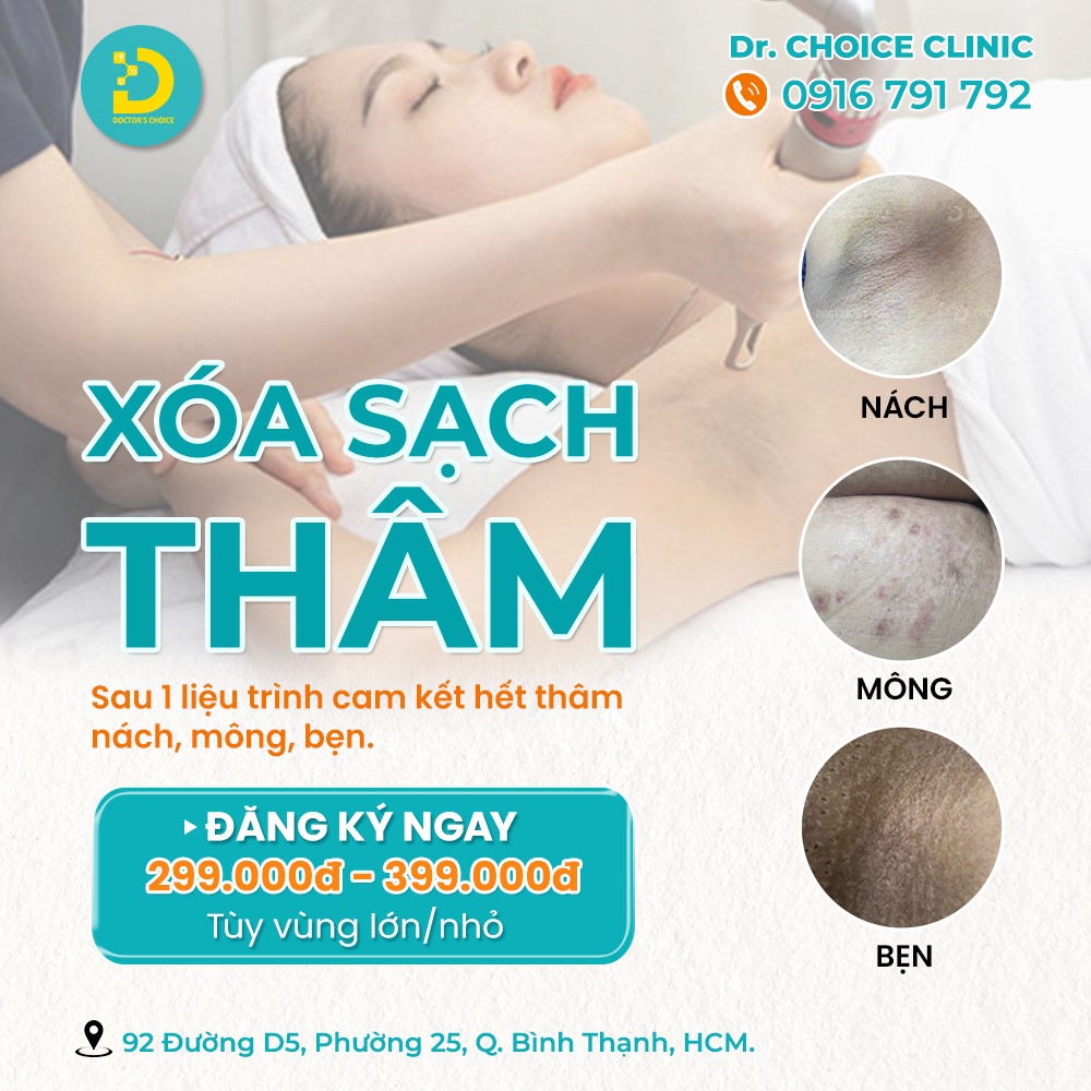 Trị Thâm Bằng Laser: Ưu Nhược Điểm, Công Nghệ Nào Tốt? 13 Doctor's Choice Clinic có dịch vụ trị thâm bằng công nghệ laser chuyên nghiệp