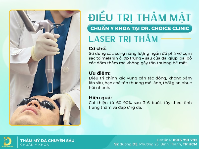 Dịch Vụ Điều Trị Thâm Mặt Chuẩn Y Khoa, An Toàn Tại TP.HCM 12 Laser trị thâm