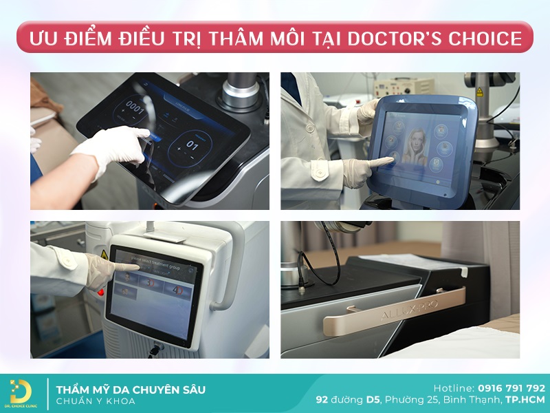 Dịch Vụ Điều Trị Thâm Môi Hiệu Quả, An Toàn Tại TP.HCM 15 trị thâm môi tại dr choice