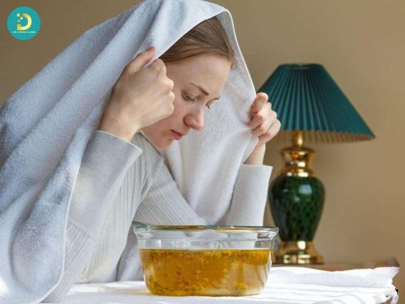 Các bước xông hơi da mặt trị mụn đúng chuẩn