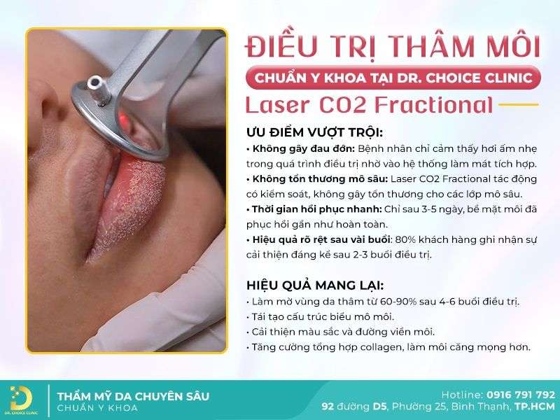 Môi Thâm: Nguyên Nhân & Cách Điều Trị Hiệu Quả 14 Điều trị môi thâm chuẩn y khoa: giải pháp cho thâm nặng & lâu năm