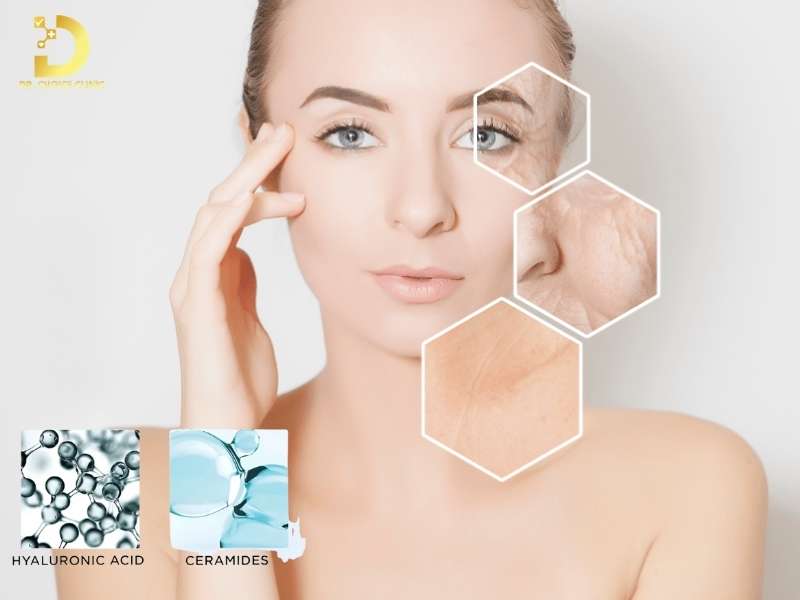 Hyaluronic Acid (HA) và Ceramide đóng góp gì vào việc duy trì sự căng bóng?