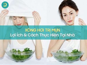 Xông hơi trị mụn