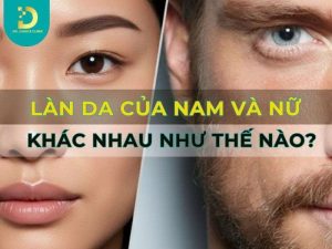 Làn da của nam và nữ khác nhau