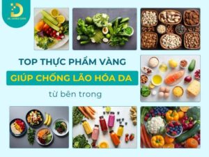 Thực phẩm chống lão hóa da từ bên trong tốt nhất.