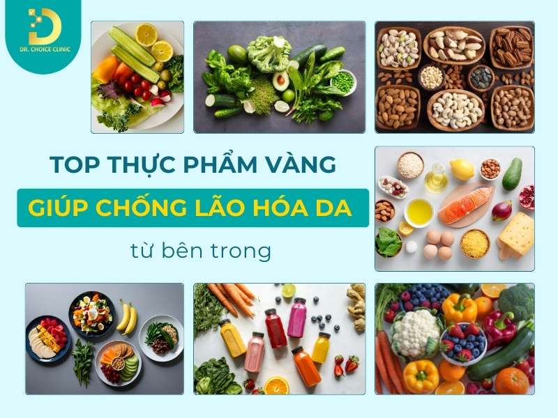 Thực phẩm chống lão hóa da từ bên trong tốt nhất.
