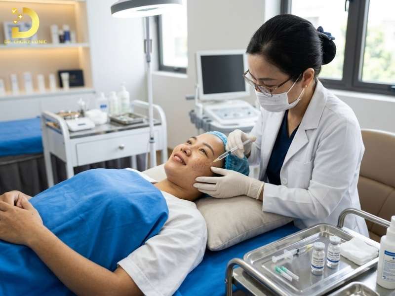 Mesotherapy trong điều trị tàn nhang (kết hợp đa mục tiêu)