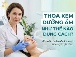 Thoa kem dưỡng ẩm đúng cách