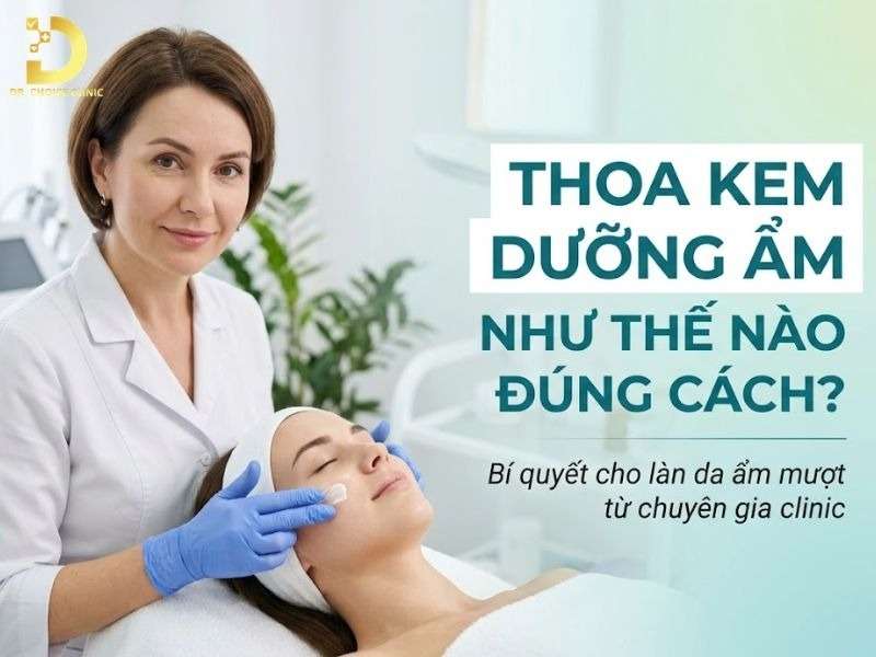 Thoa kem dưỡng ẩm đúng cách