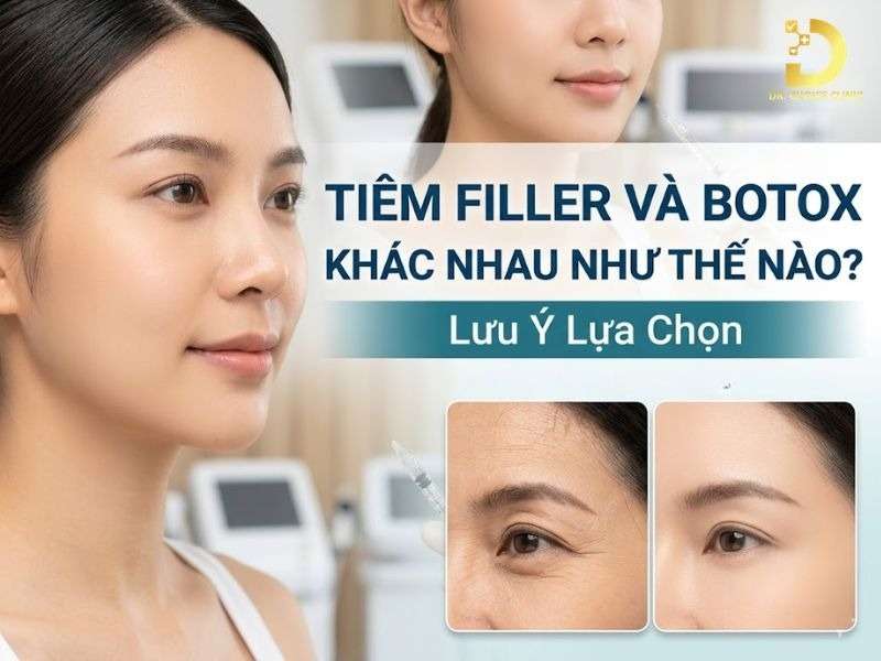 Tiêm filler và botox khác nhau như thế nào?