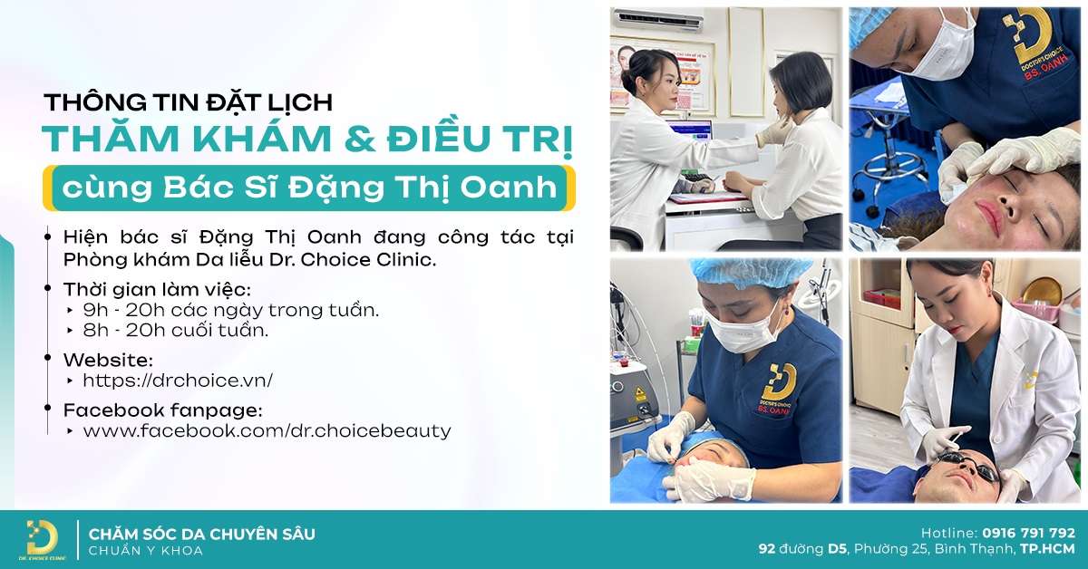 Đội ngũ bác sĩ da liễu giàu kinh nghiệm lâm sàng, cập nhật hướng dẫn quốc tế