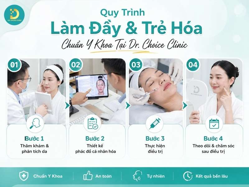 Quy trình làm đầy & trẻ hóa chuẩn y khoa tại Dr. Choice Clinic