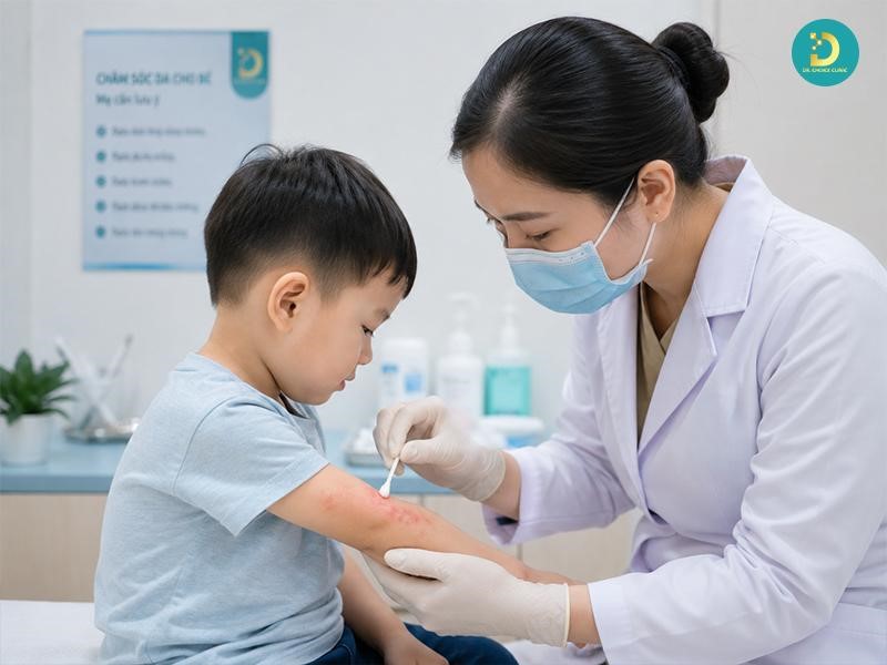 Các Bệnh Ngoài Da Ở Trẻ Em Thường Gặp Và Cách Xử Lý, Phòng Ngừa 22 Thăm khám ở các cơ sở uy tín để đảm bảo an toàn cho trẻ
