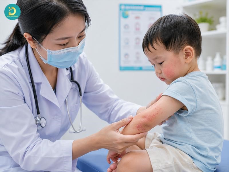 Điều trị viêm da cơ địa trẻ em