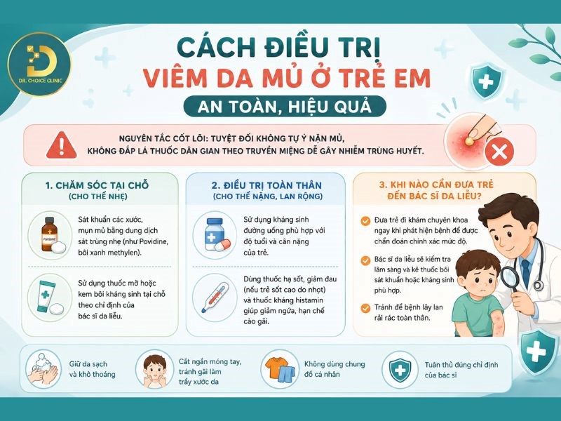 dieu tri viem da mu tre em