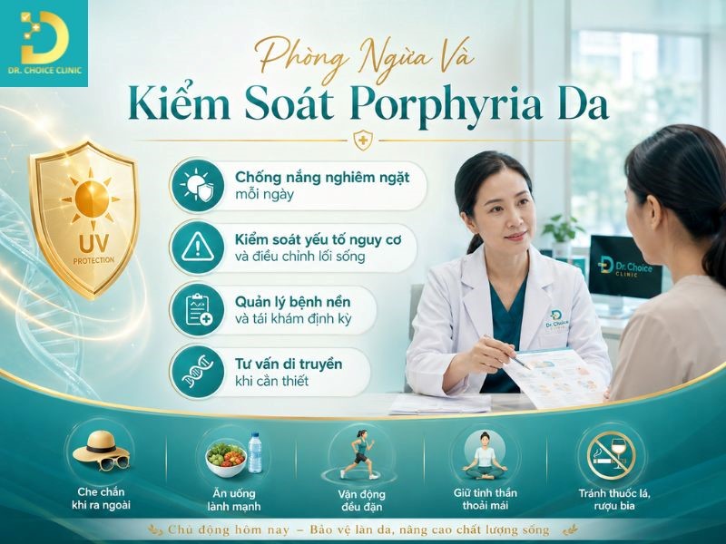 Porphyria Da: Nguyên Nhân, Triệu Chứng, Chẩn Đoán Và Điều Trị 13 Bí quyết phòng ngừa porphyria da