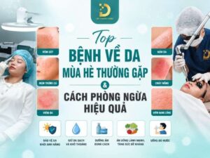 Top bệnh về da mùa hè