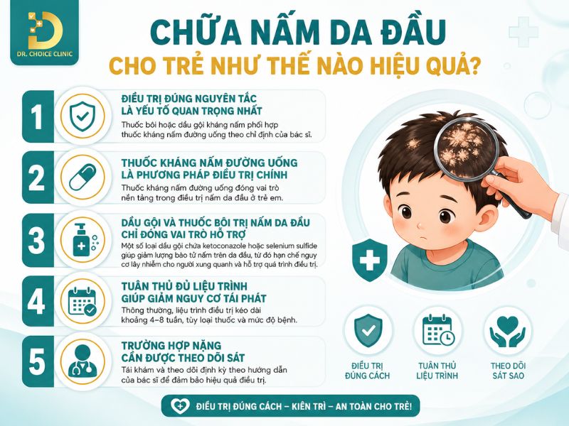 Nấm Da Đầu Ở Trẻ Em Có Nguy Hiểm Không? Cách Chữa Hiệu Quả 10 Chữa trị nấm da đầu ở trẻ em