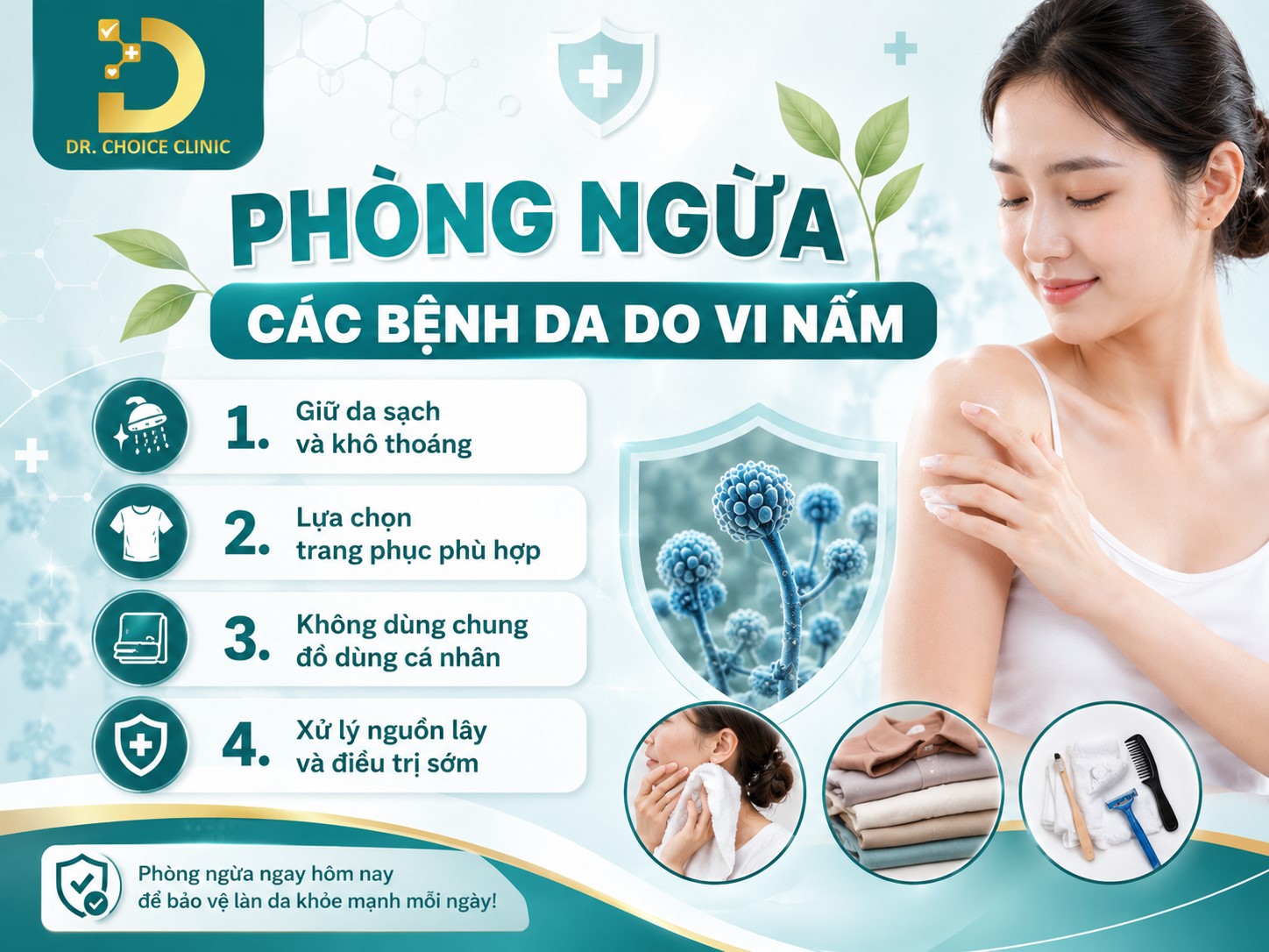 Các Bệnh Da Do Vi Nấm Thường Gặp Và Cách Điều Trị 19 Cách phòng ngừa các bệnh da do vi nấm